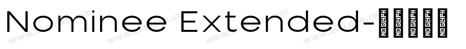 Nominee Extended字体转换